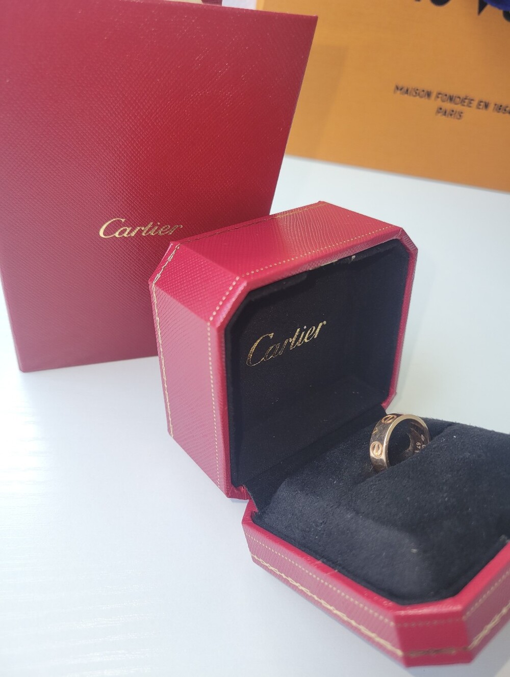 Cartier 18 KT Rose Gold Classic Love Ring